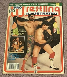 JUNE 1982 PRO WRESTLING ILLUSTRATED MAGAZINE VENTURA ADONIS NO BOCKWINKEL POSTER - Picture 1 of 3