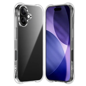 Custodia antiurto anti-ingiallimento per iPhone17 6,1" HD trasparente TPU Air Cushion Cover - Foto 1 di 11