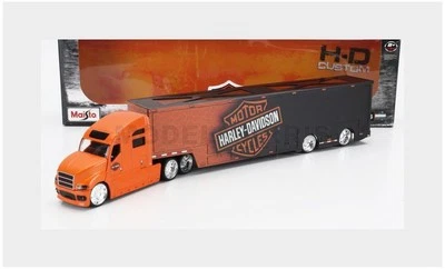 MAISTO 11516-1 TRUCK - H-D HAULERS TRUCK HARLEY DAVIDSON CAR TRANSPORTER 2021 -  - Immagine 1 di 2