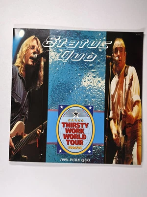 Status Quo Programme & Ticket Original Thirsty World Tour Official 1994/1995 - Image 1 of 4