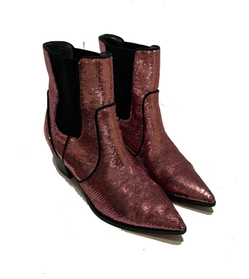 Botín al tobillo Paige con lentejuelas punta para mujer talla 7 Foto 1 de 4