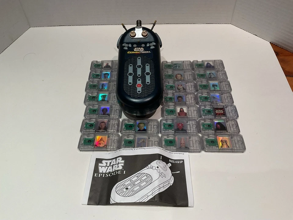 Lote de 23 chips de leitor Star Wars CommTech com leitor testado funciona 1998 Hasbro Inst - Imagem 1 de 1