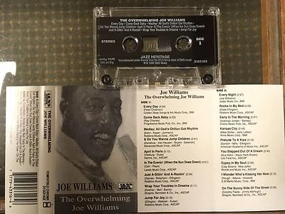 The Overwhelming Joe Williams rare NM cassette tape tested Clark Terry Newport - Image 1 of 2