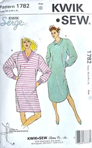 1980's  Kwik Sew Misses' Nightshirt Pattern 1782 Size XS-XL UNCUT - Picture 1 of 2