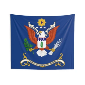 Indoor Wall Tapestries - 26th Infantry Regiment - Palmam Qui Meruit Ferat - Picture 1 of 2