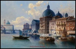 Chart Needlework DIY - Counted Cross Stitch Patterns - Blue Venice - Picture 1 of 2