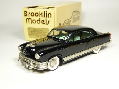 Brooklin BRK29X 1/43 1953 Kaiser Manhattan Handmade White Metal Model Car - Image 1 of 3