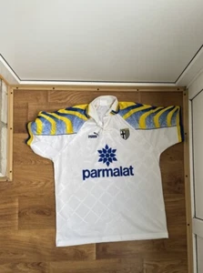 AC Parma 1995 1997 Parmalat Puma Camisa Camiseta Maglia Vintage Años 90 L - Imagen 1 de 8