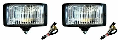 2x Nebelscheinwerfer Halogen H3 E20 Scheinwerfer 12V 24V Schlepper LKW Universal - Bild 1 von 4