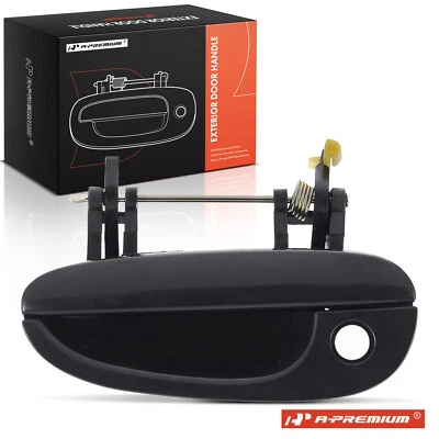 Manija de puerta exterior negra lisa delantera izquierda para Dodge Neon Plymouth Neon 95-99 Foto 1 de 4