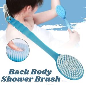 Long Handle Back Shower Brush Exfoliating Body Skin Spa Bath Soft Scrubber Gift