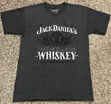 Jack Daniels Official Old Time Tennessee Whiskey Men's Gray T-Shirt Size L