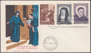 VATICAN SC #295-7 FDC (II) - 300th ANN of the DEATH of ST VINCENT de PAUL - Bild 1 von 1