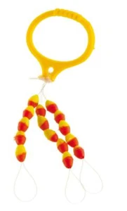 Cormoran Schnurstopper Silikonstopper verschiedene Ausführungen gelb / rot - Bild 1 von 3