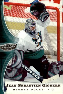 2005-06 Upper Deck Power Play Ducks Hockey Card #1 Jean-Sebastien Giguere