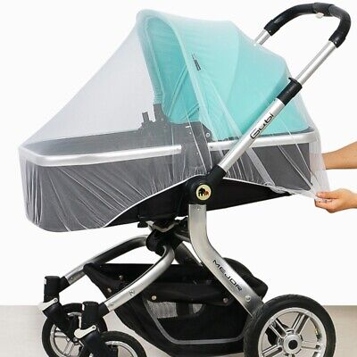 Universal Baby Stroller Pushchair Mosquito Insect Net Cover For Pram Car Seat • 5£