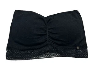 Lucky Brand Women’s Seamless Bandeau Bra Black Size Large - Picture 1 of 9
