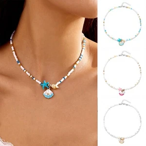 Collana stile spiaggia estiva spiaggia semplice collana accessori per donna ragazza - Foto 1 di 20