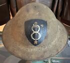 WW1 Named US AEF 8th Division Painted Brodie Helmet