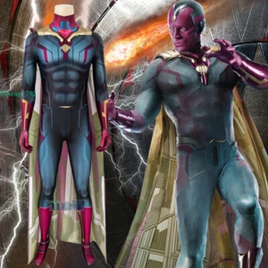 Avengers: Infinity War Infinity War Vision Tight Fitting Costume Halloween Men - Picture 1 of 6
