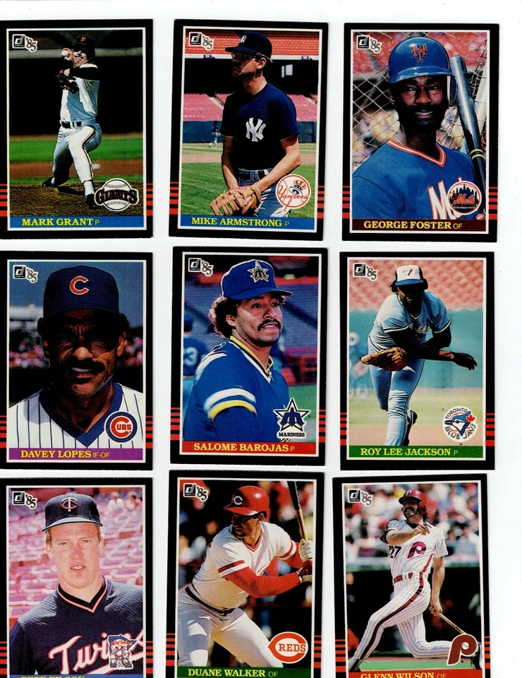 1985 DONRUSS BASEBALL COMPLETE YOUR SET U PICK 501-660 & LEAF - Image 1 of 1