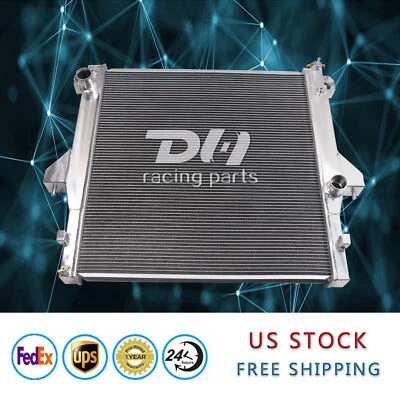 Radiador de aluminio de 4 filas apto para Dodge Ram 2500 3500 2003-2010 5,9 L 6,7 L l6 diésel Cummins Foto 1 de 4