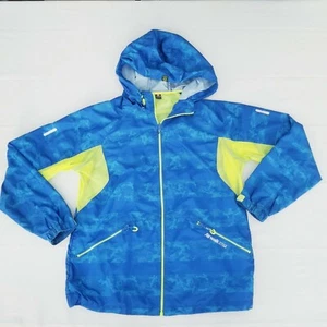 Airwalk Boys Jacket Large Windbreaker Blue Skateboard 2014 A1-13 - Picture 1 of 12