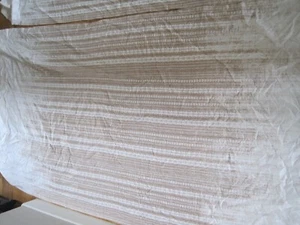 West Elm Curtain Pair Panels Cream Greenish Brown Oeko Tex 48" x 84" - Picture 1 of 6