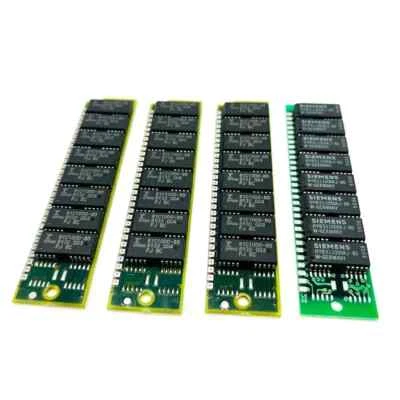 32 pcs Simm Memory 1MB 9 Chip 80 Nano Fujitsu 81C1000-80, Siemens HYB511000AJ-80 - Image 1 of 4