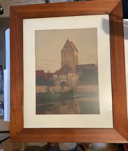 Antikes Bild mit Rahmen 1920 - Bild 1 von 4