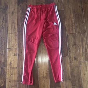 Adidas D78768 Tiro Track/Soccer RED/WHITE Training Pants Men's Size Medium - Picture 1 of 7