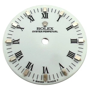 Genuine Rolex Oyster Perpetual 31mm Roman Dial White & Steel 68278 - Picture 1 of 4