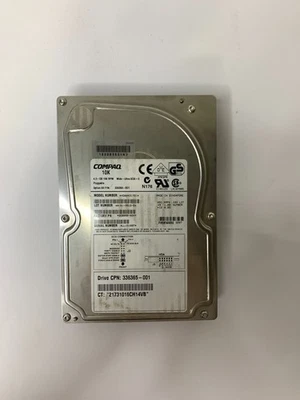 Compaq 4.3GB 10K SCSI 80PIN HDD Hard Drive 336356-B21 336365-001 HD00431731 - Image 1 of 4