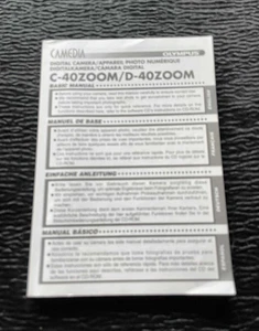 CANON Camedia Digital Camera C-40ZOOM D-40ZOOM Olympus Guide Manual ONLY - Picture 1 of 3
