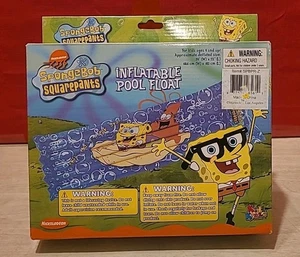 SpongeBob Schwammkopf 2001 Original aufblasbares Pool Floß Floß (NEU!) - Bild 1 von 7