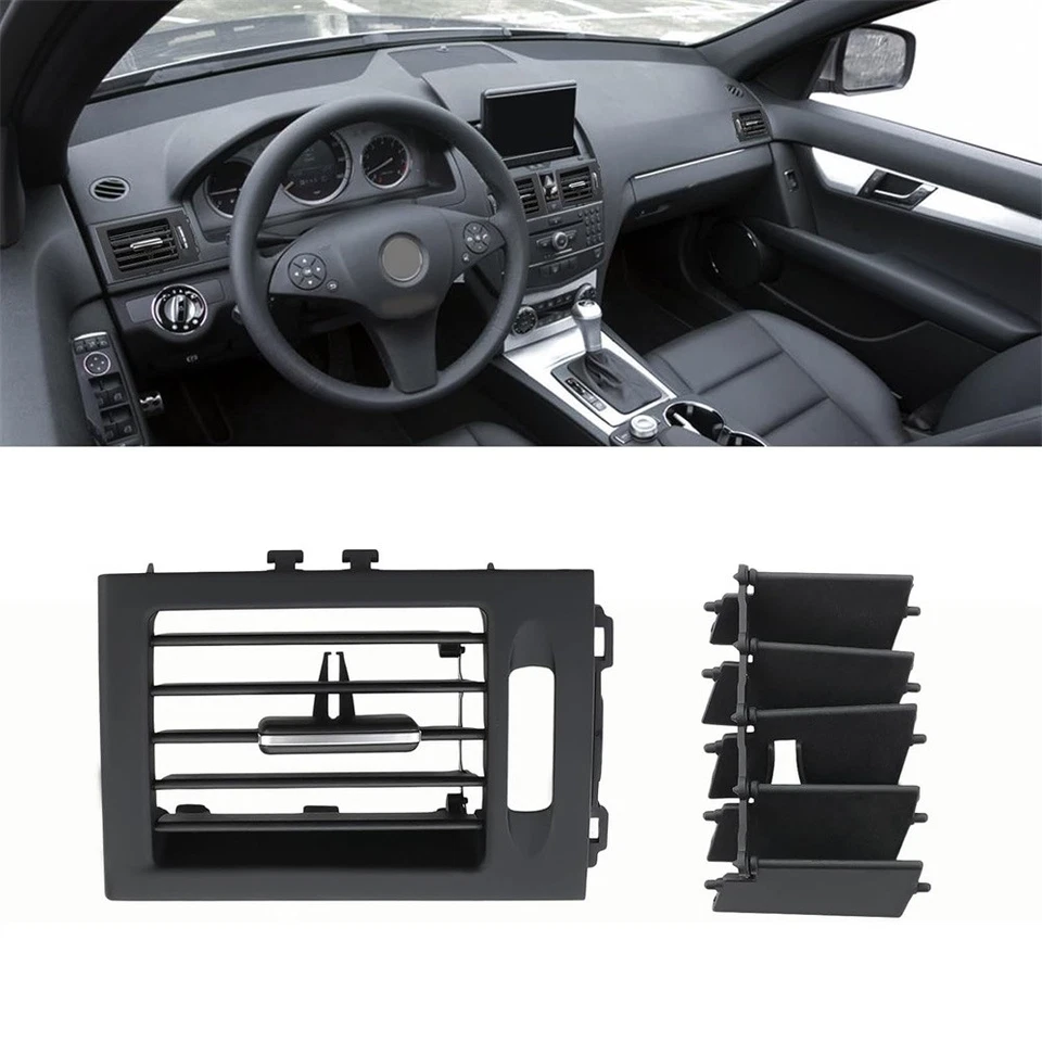 Salpicadero izquierdo rejilla de ventilación de aire acondicionado para Mercedes W204 C250 C300 C350 C63 2007-2013 Foto 1 de 4