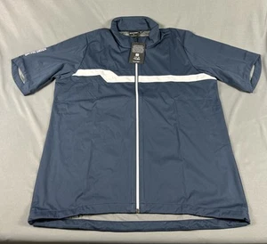 Galvin Green Golf Jacket Rain Wind Lex SS Full Zip XXL Navy Blue NWT MSRP $249 - Picture 1 of 6