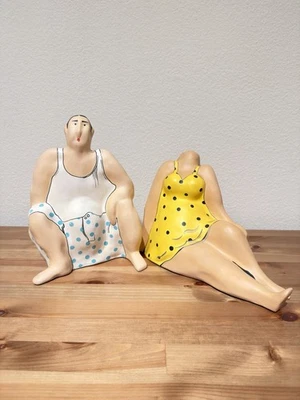 Par de esculturas artísticas italianas Tiziana Coccia, edición limitada 43/500 y 62/500 Foto 1 de 4