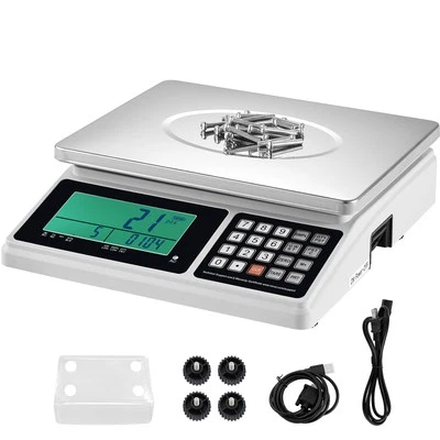 Báscula digital de conteo 66 libras x 1 g para alimentos carne con RS-232 Foto 1 de 4