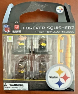 Steelers NFL Forever Squisherz confezione da 4 mai aperti - Foto 1 di 11