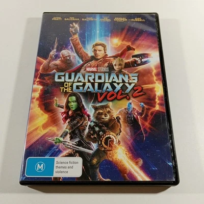 Guardians Of The Galaxy Volume 2 DVD Region 4 PAL Movie Chris Pratt Zoe Saldana - Image 1 of 4