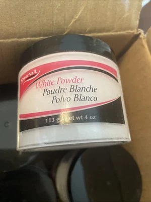 SELECCIONA Super Nail BLANCO POLVO O POLVO TRANSPARENTE 4 OZ SELECCIONA BLANCO O TRANSPARENTE Foto 1 de 4