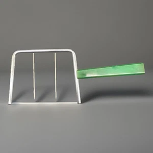 Vtg MCM Green Marbled Bakelite Handled CHEESE  SLICER Kitchen Utensil Tested - Picture 1 of 7