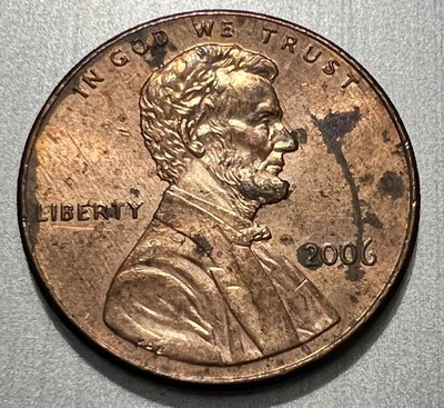 2006 Lincoln Shield Penny Die Struck ERRORS On Obverse & Reverse (#10) - Image 1 of 4