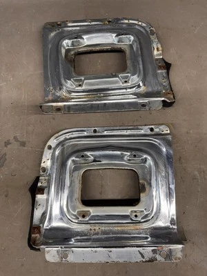 1956 Chevy BelAir lâmpada de parque luz de seta molduras acabamento molduras estacionamento nômade - Imagem 1 de 4