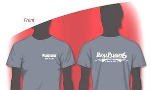 BRAND NEW GREAT PLANES REALFLIGHT 6 T-SHIRT GRAY X-LARGE #GPMZ0022 - Picture 1 of 1