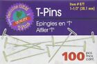 ADVANTUS Gem T-Pins, 100 Count (87T)