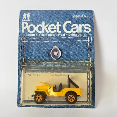 Tomica Tomy Pocket Cars Baja Jeep (4 Wheeler) Tomica Japan No. 231-25 Unpunched - Image 1 of 3