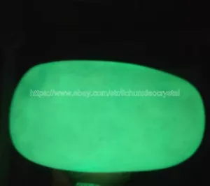 17.6 lb "Glow In The Dark"Tibetan Wealth-God Ancient Luminous Stone Old Dzi Bead - Picture 1 of 11
