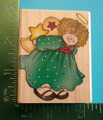 Sello de goma ANGEL HIDING STAR de Hero Arts Foto 1 de 2